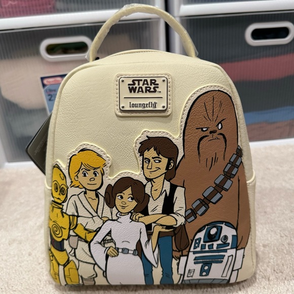 Loungefly Star Wars Mini Backpack Princess Leia & Friends Group - Picture 1 of 11